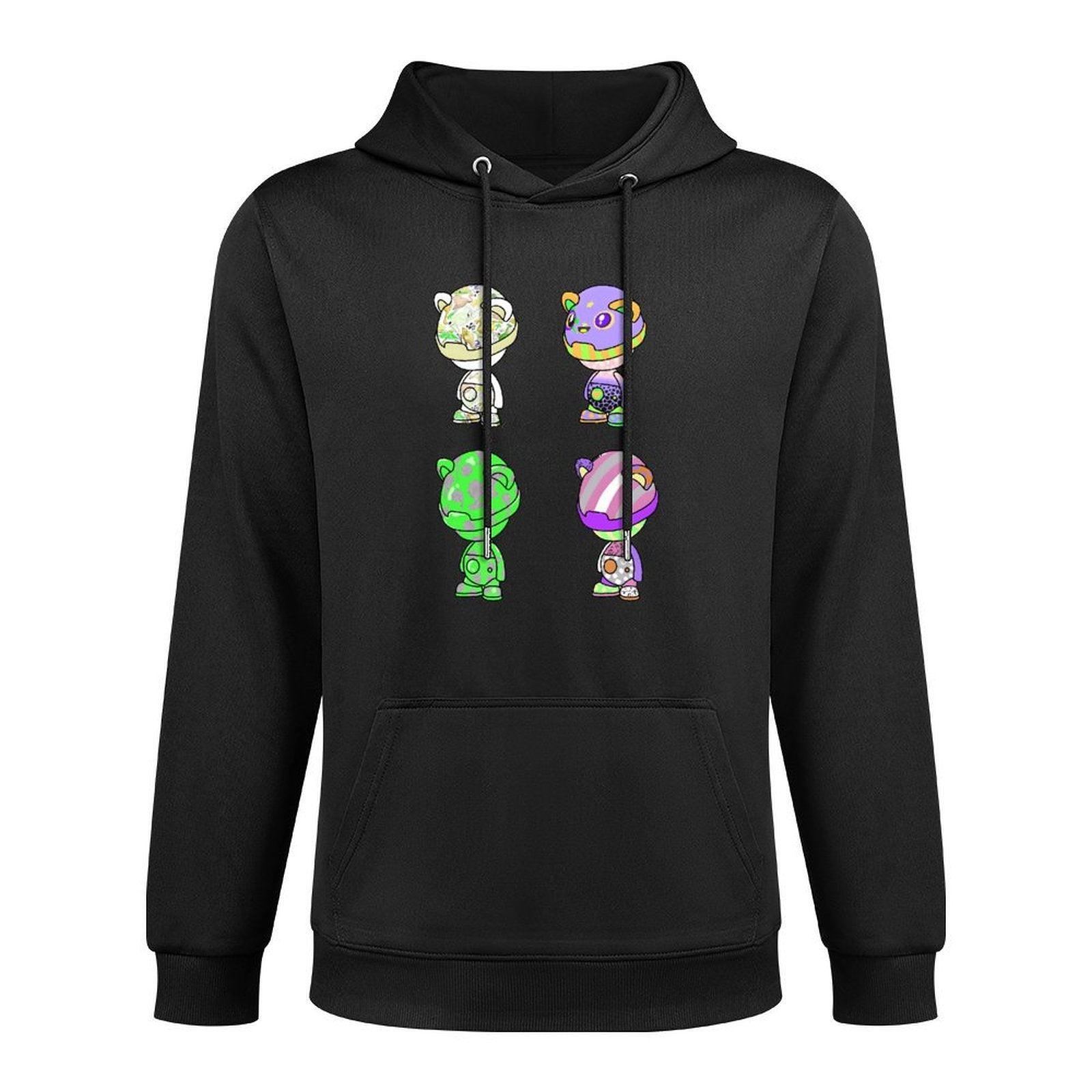 Hoodie Front PatternClassicFit Double-Stitched